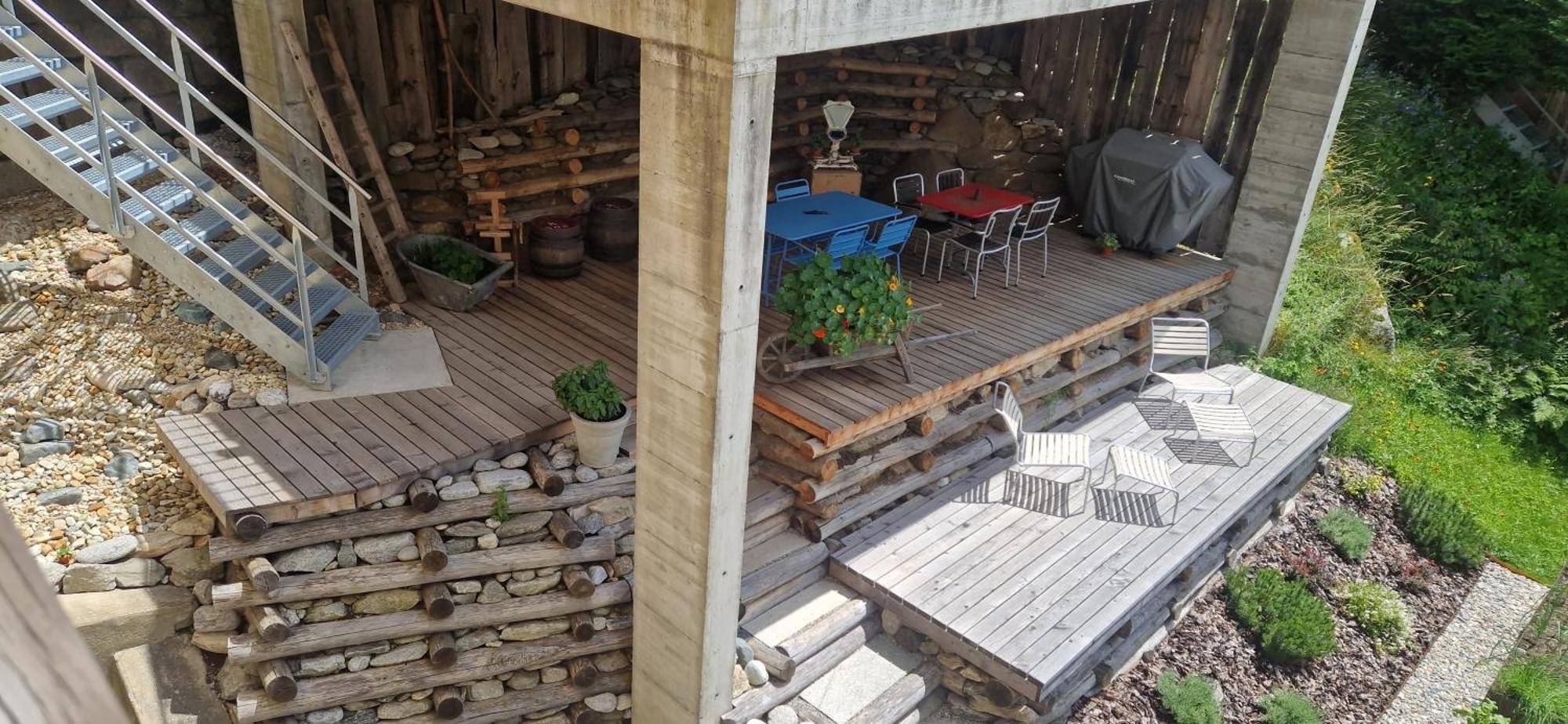 Nostalgie Bed & Breakfast Chraemerhus Curaglia Экстерьер фото